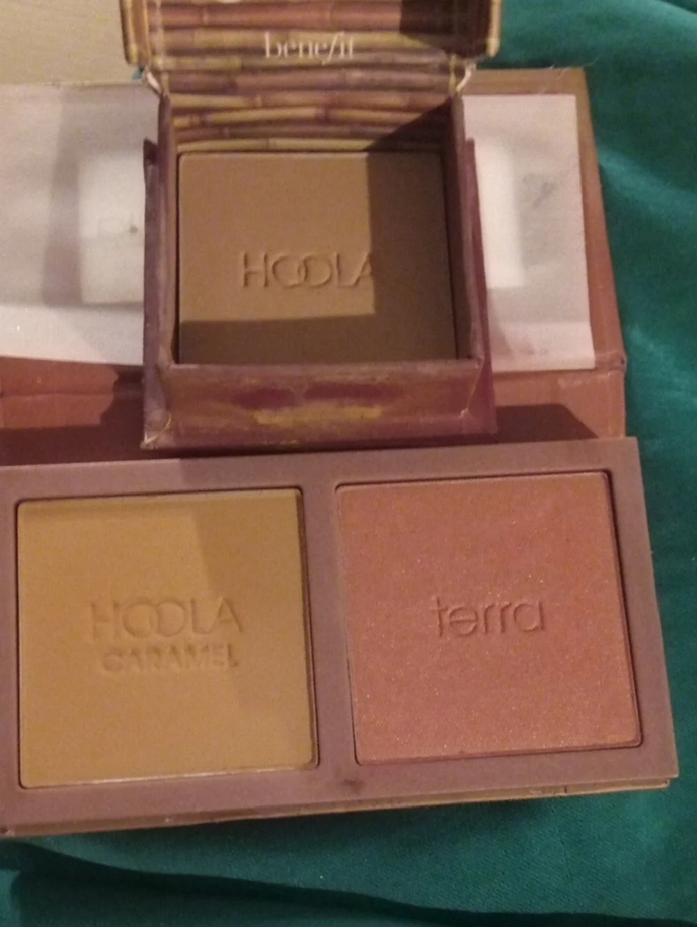 Benefit Hoola & Terra Bronzer Duo — Brown and Copper Shades